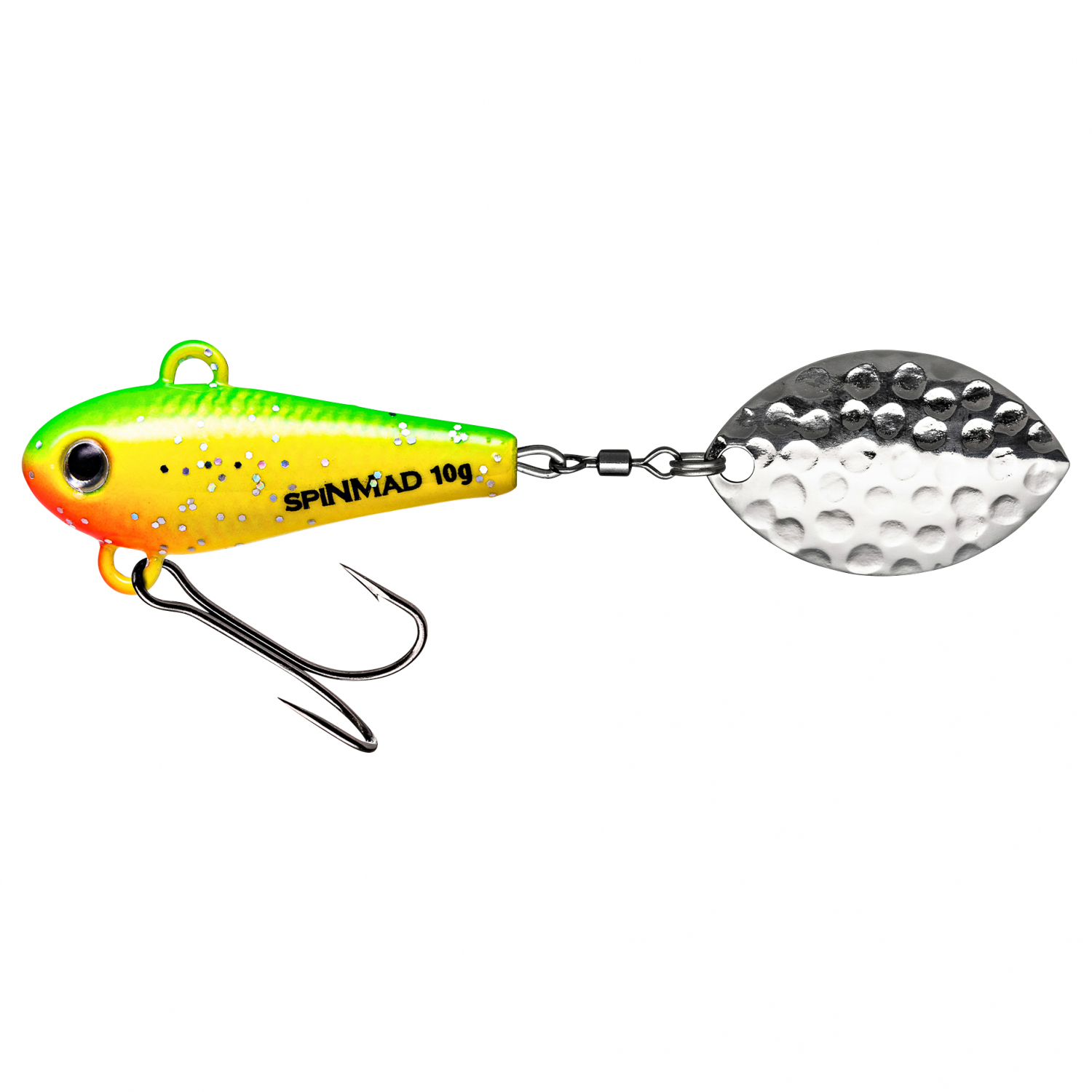 SpinMad Lead Head Spinners Originals (Green Lemon, 10 g)