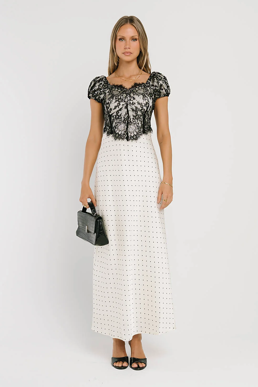 Briar Polka Dot Maxi Dress