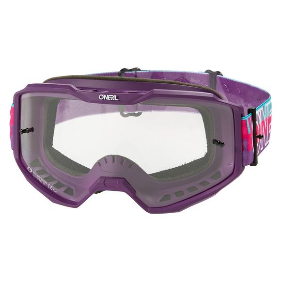 Mask cross O'Neal B -10 - Stripped 2025 - Rose / BlackRef: OL2175 / 6029-031