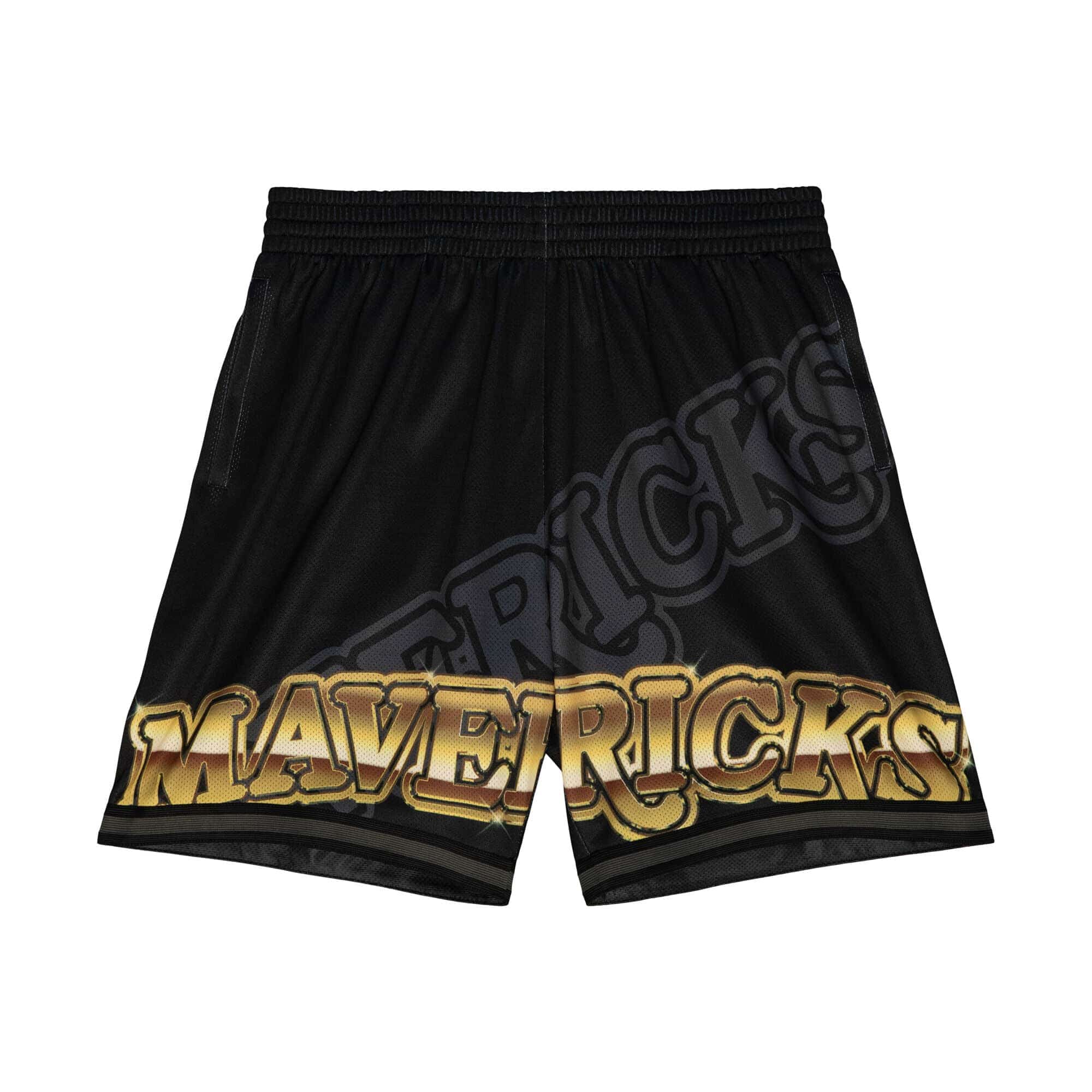 Dallas Mavericks Big Face 4.0 Mitchell & Ness NBA Shorts Black