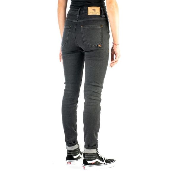 Jean Moto Riding Culture Hight Waut - Skinny - BlackRef: RID0019