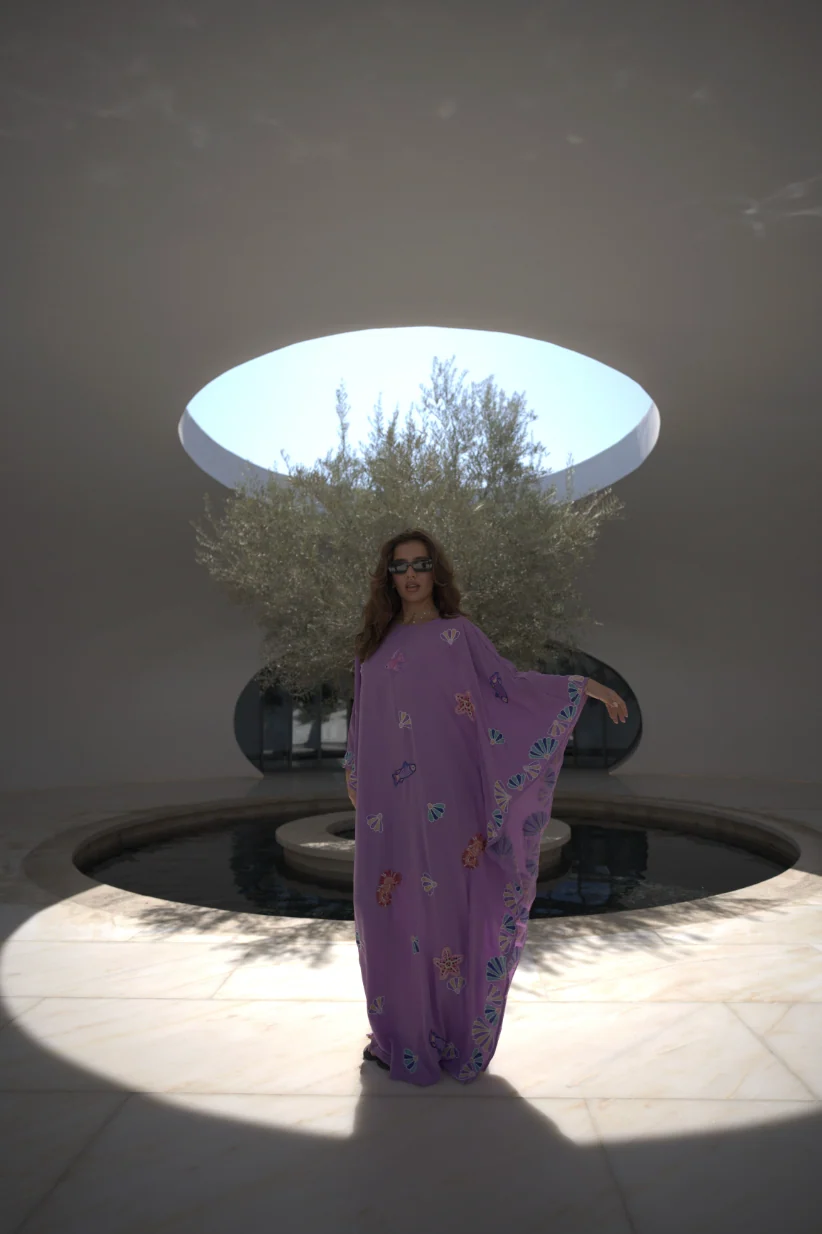 لؤلؤ Lolu Purple Kaftan
