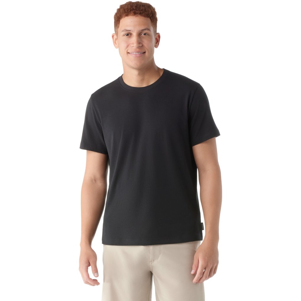 SmartWool Perfect Crew Short Sleeve Tee Men - 001 black