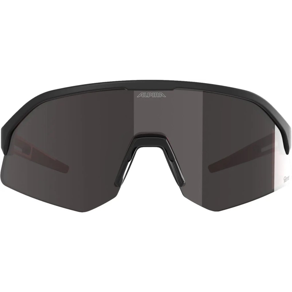 Alpina Sonic HR M Q-Lite Glasses - black matt/silver mirror