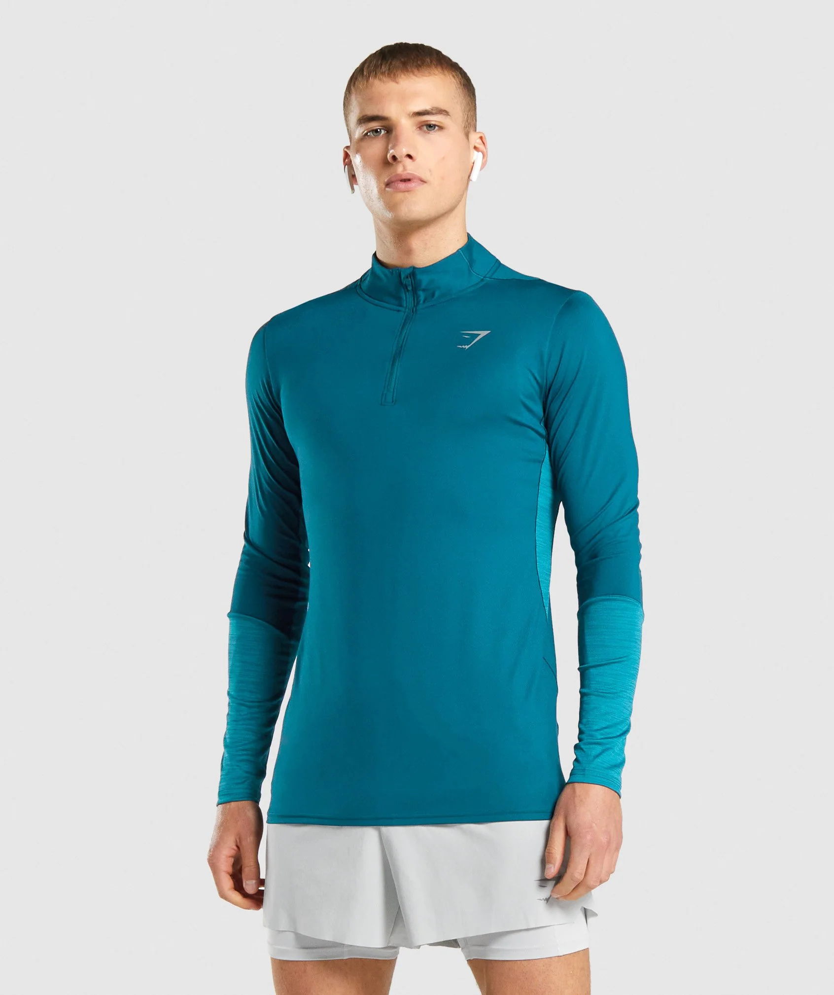 Speed 1/4 Zip Pullover Teal