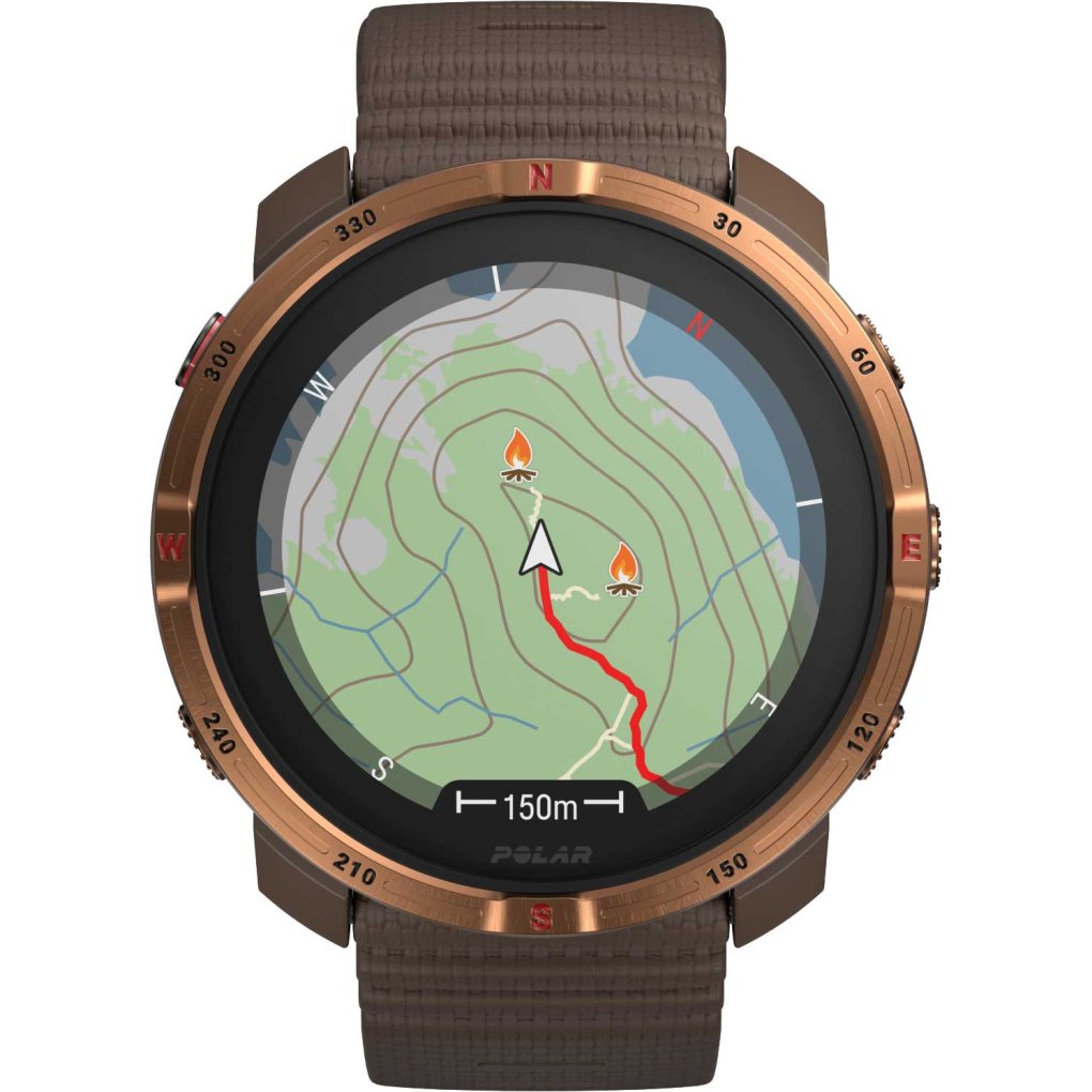 Polar Grit X2 GPS Multisports Watch - brown copper