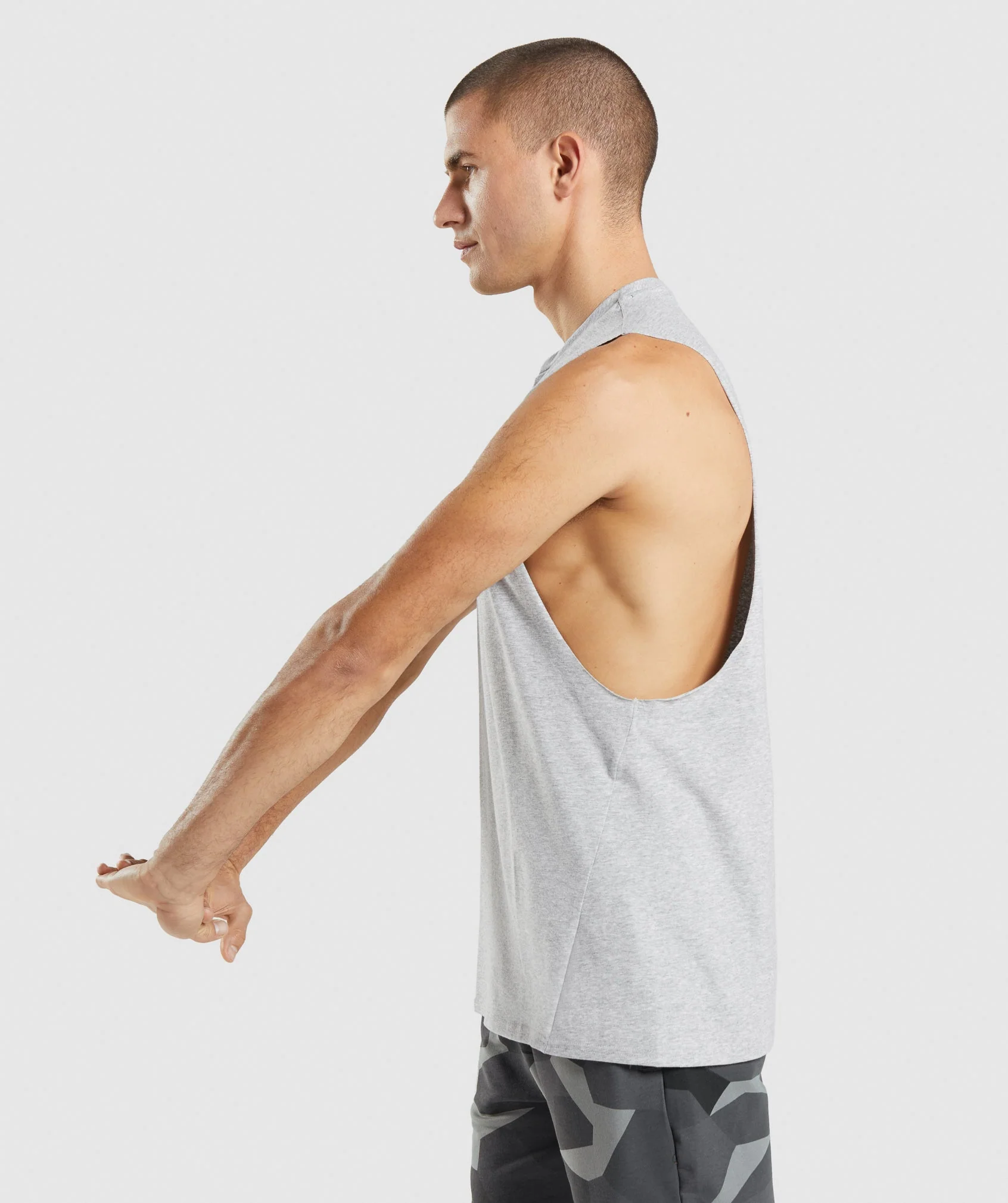 Critical 2.0 Drop Arm Tank Light Grey Marl