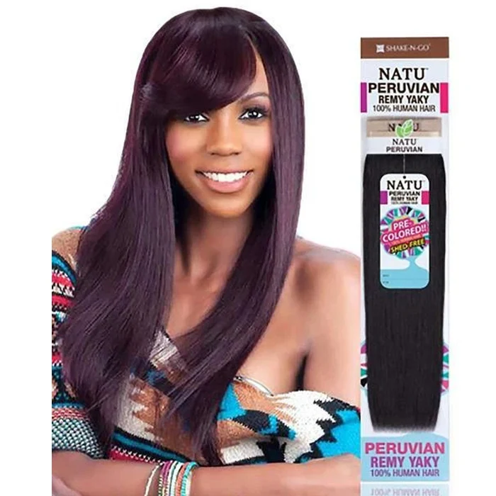 Shake-N-Go Natu Peruvian Remy 100% Human Hair Weave - YAKY  10-16