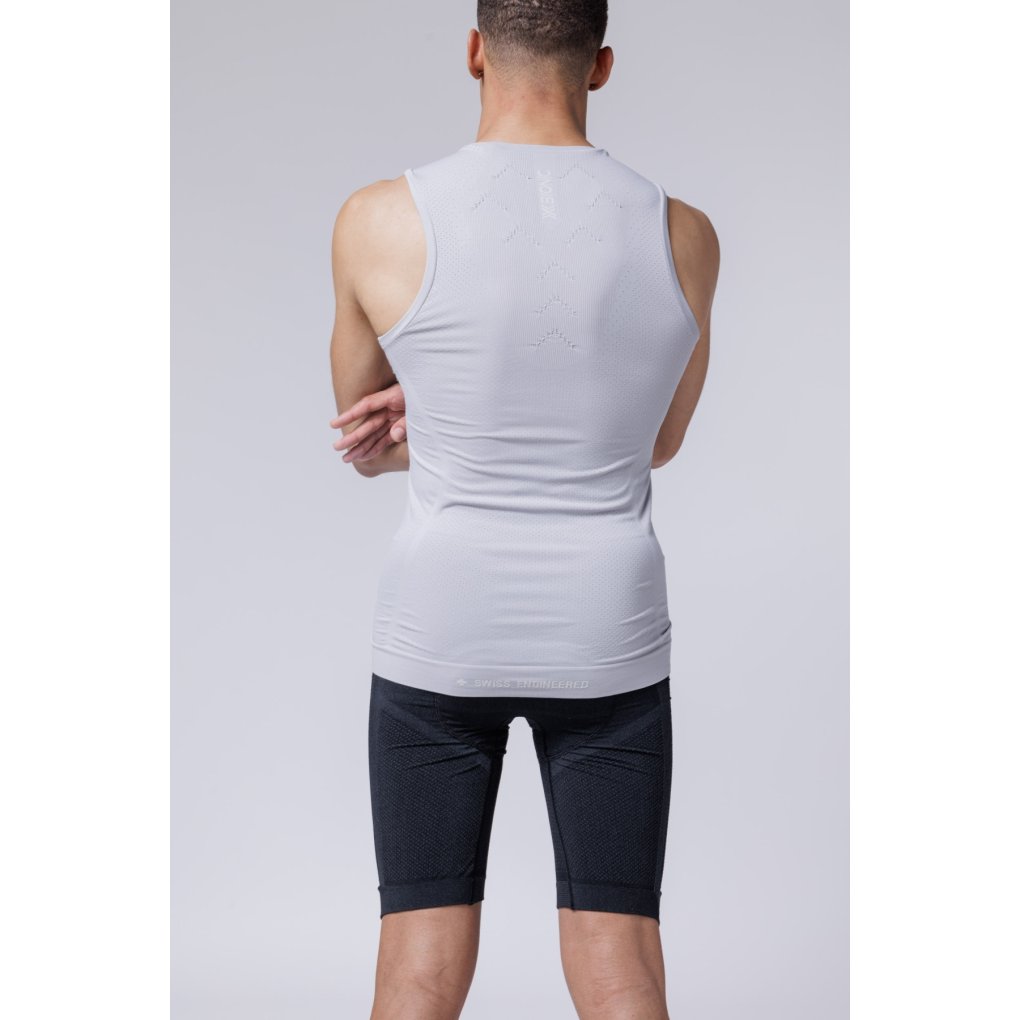 X-Bionic Xceed Ride Baselayer Tank Top Unisex - seal grey/silver grey