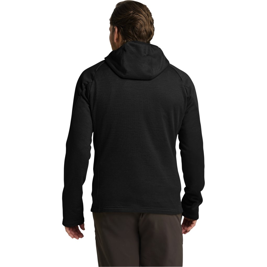 Jack Wolfskin Peak District Hooded Full Zip Jacket Men - black