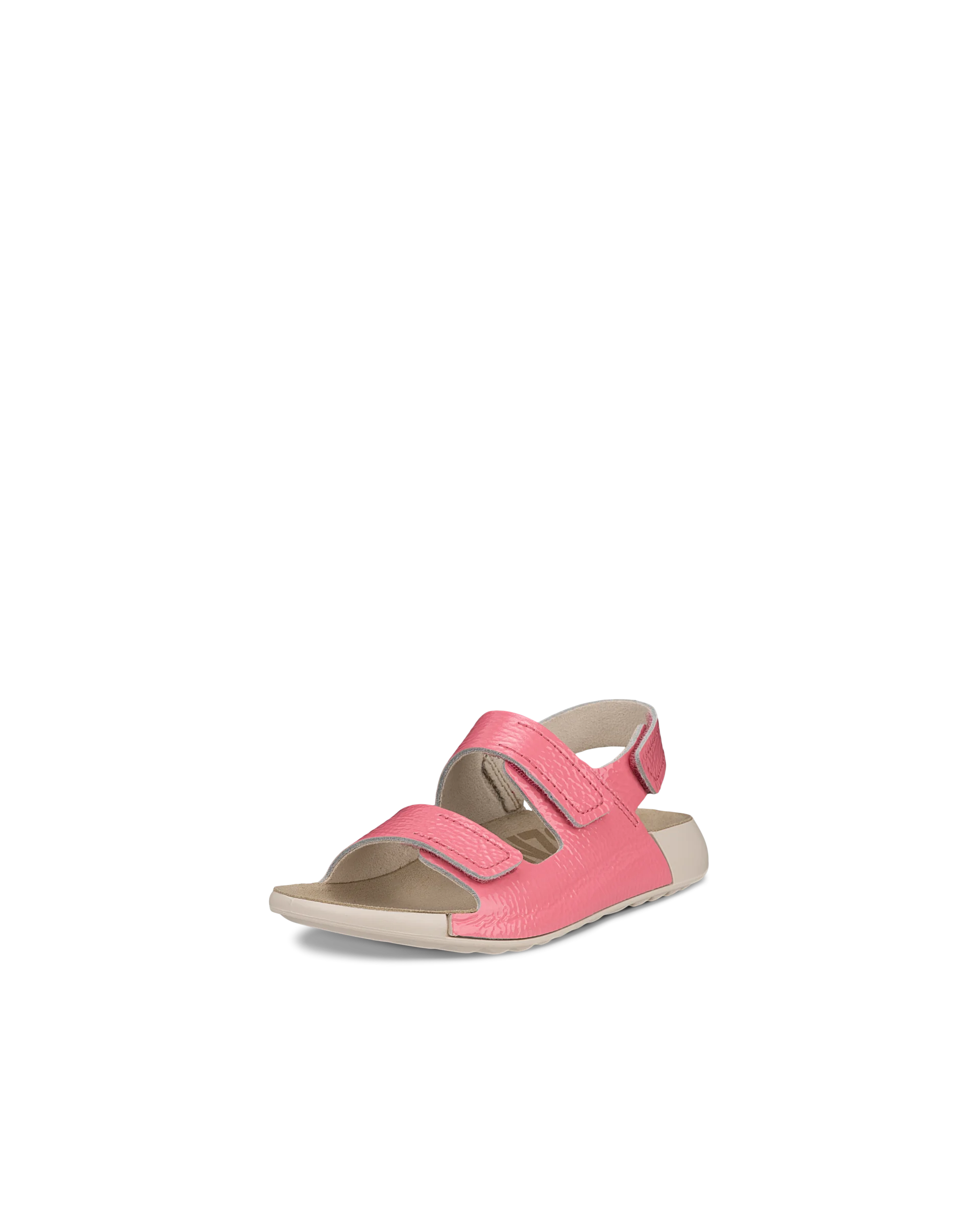 ECCO COZMO K Kinder Ledersandale mit zwei Riemen Pink
