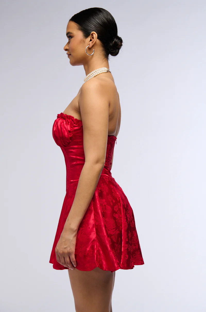 Wanna Be Me Satin Mini Dress