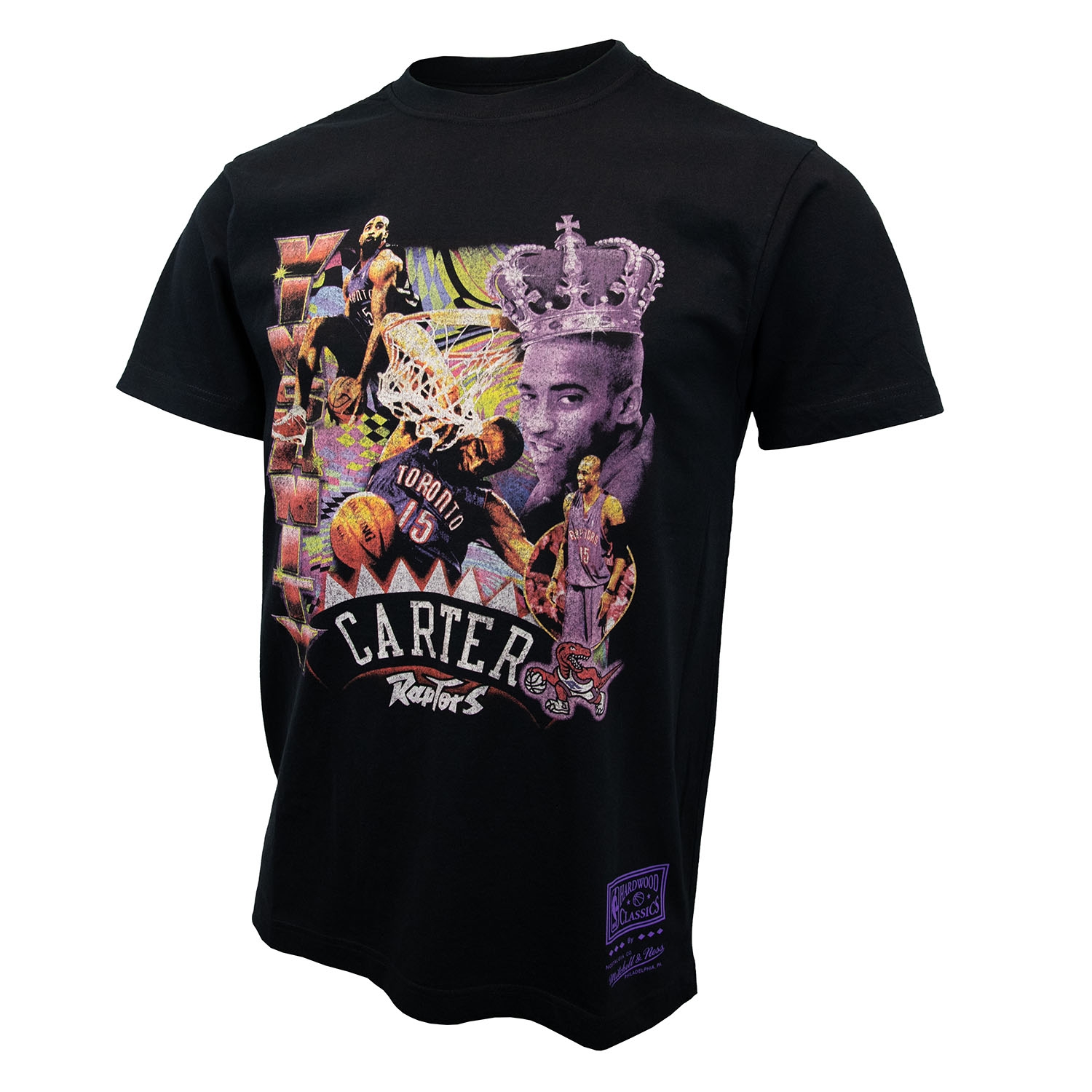 Vince Carter Toronto Raptors Mitchell & Ness Vintage Hype NBA Tee Black