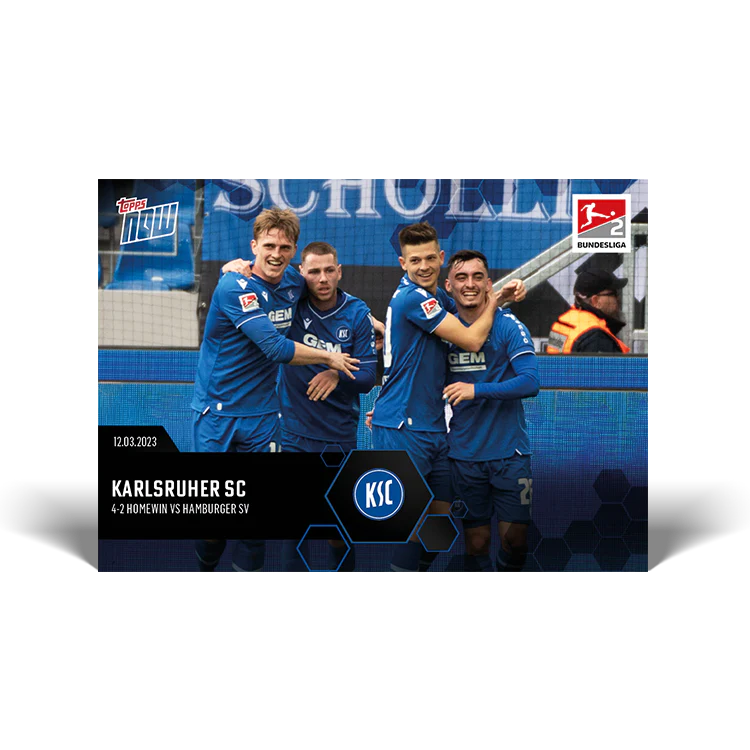 Topps UK - 4-2 Homewin vs Hamburger SV - Bundesliga TOPPS NOW® Card #157