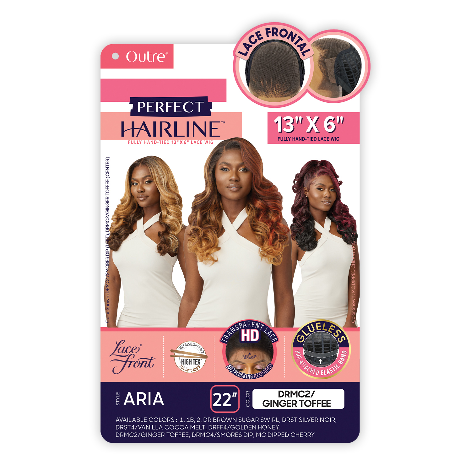 Outre HD Lace Frontal Wig Perfect Hairline Glueless Fully Hand-Tied 13X6 Lace Wig Aria