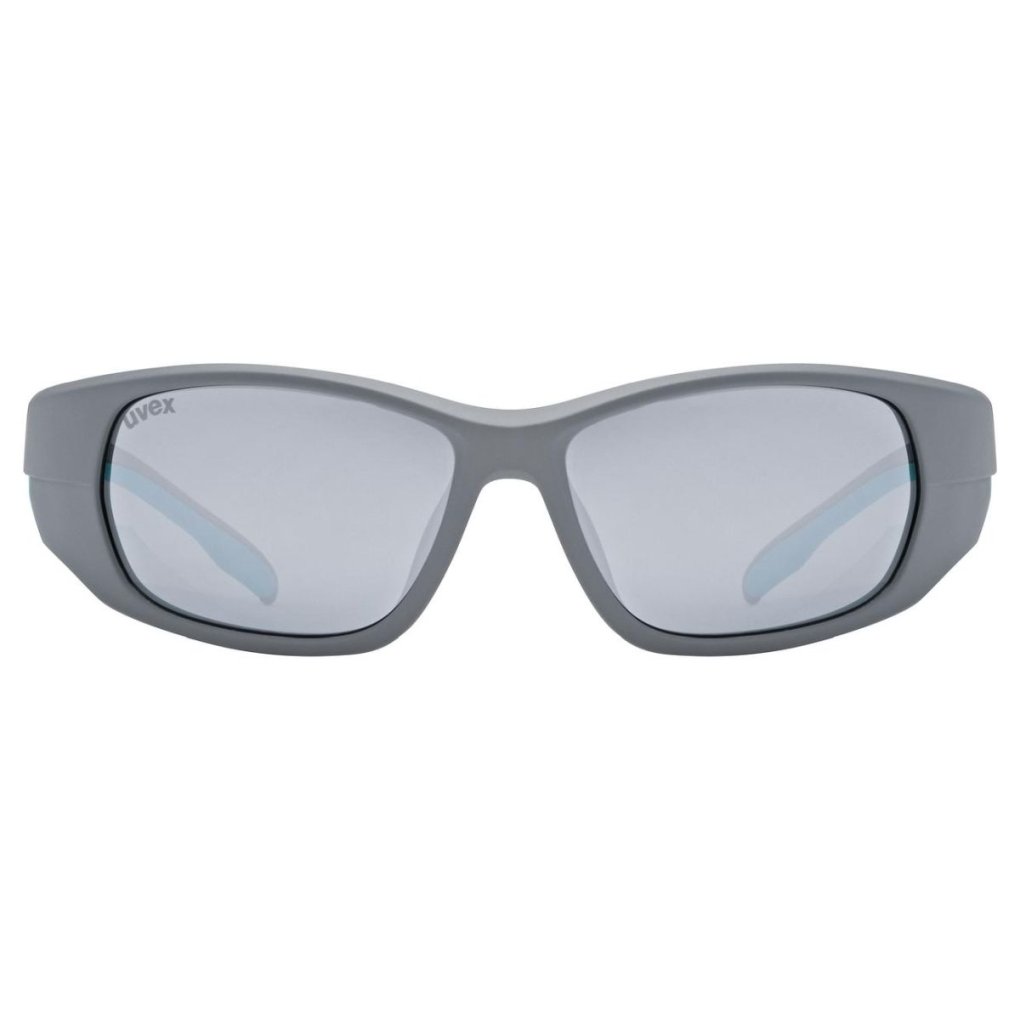 Uvex sportstyle 514 Kids Glasses - grey matt/mirror silver