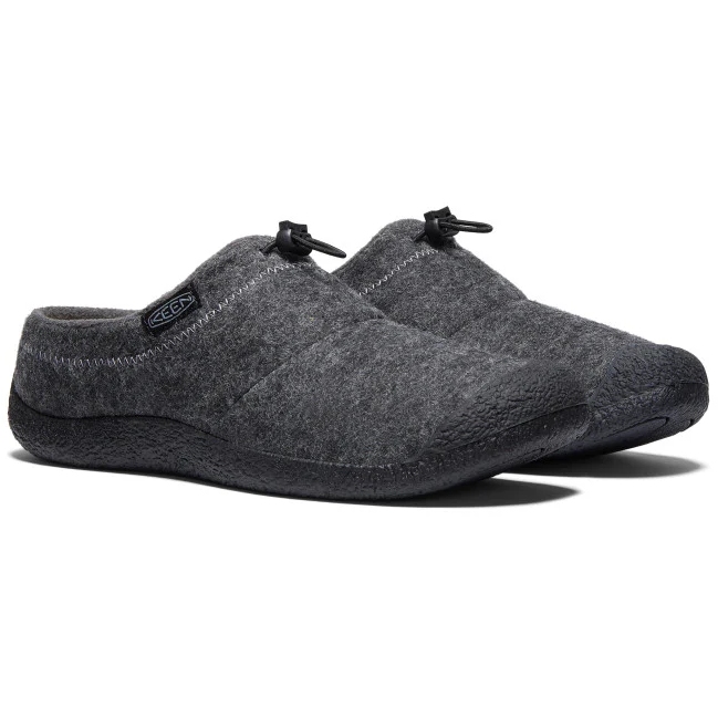 KEEN Howser III Slide Shoes Men - Charcoal Grey Felt / Black