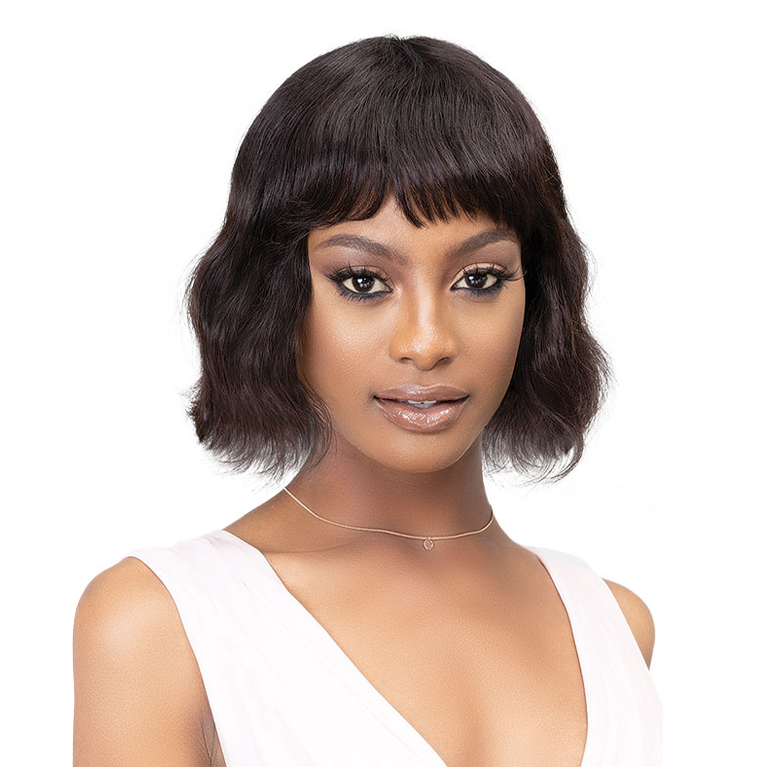 Janet Collection Unprocessed Natural Virgin Remy Hair Wig  Natural Aubri