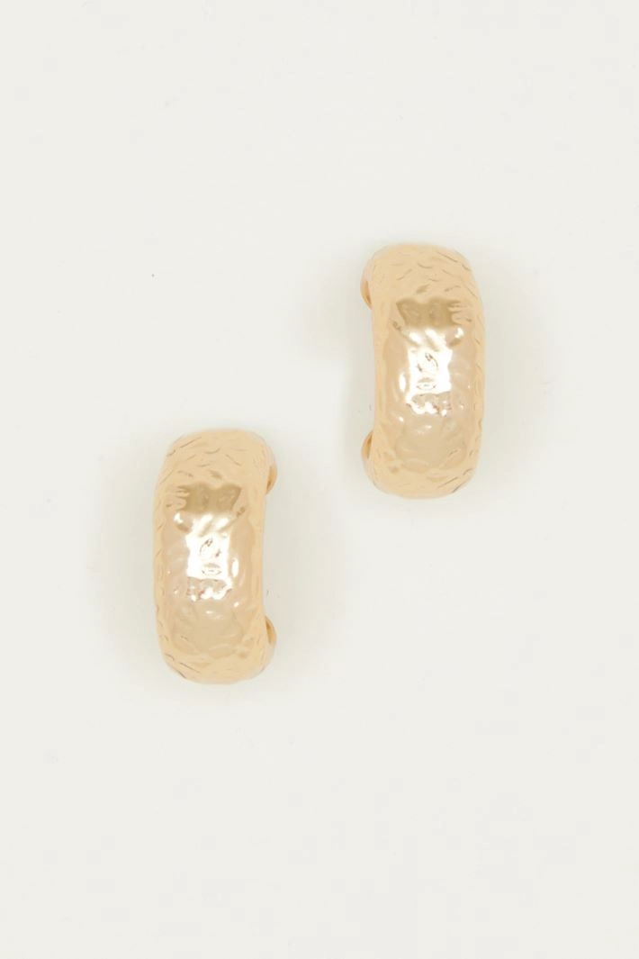 Brass earrings - GOLD