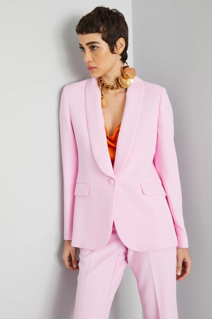 Shawl collar blazer - PINK