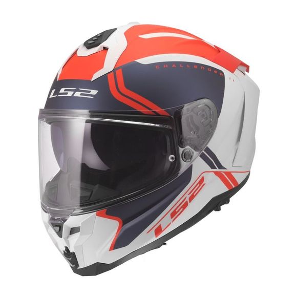 LS2 FF817 CHALLENGER II- TITAN Full Face Helmet - White / BlueRef: LS1261