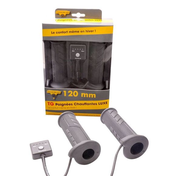 Poignées chauffantes Tecno globe LUXE - SPECIALES QUAD UniverselRef : TG0017 / PC.QUAD.Y.LUXE