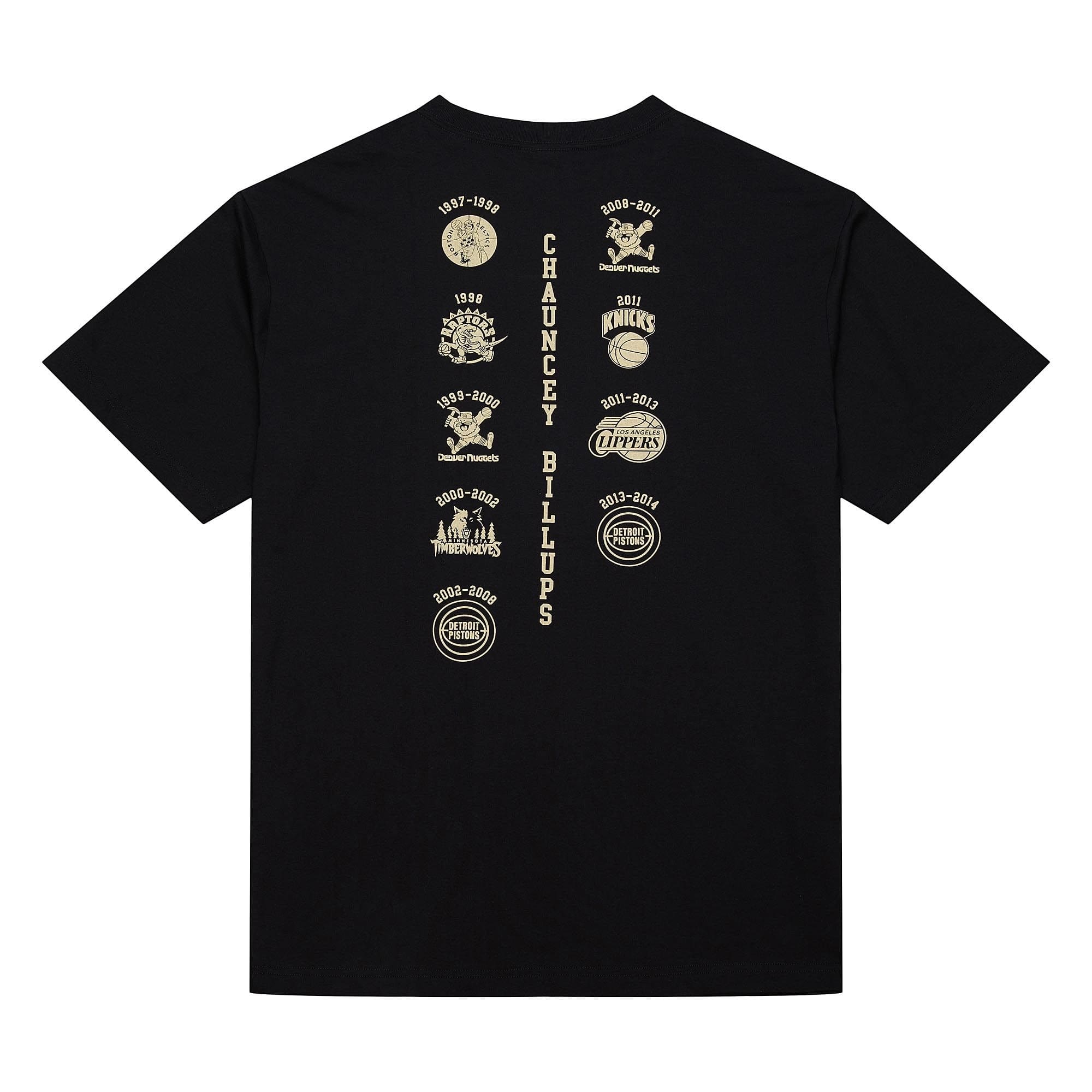 Chauncey Billups 2024 Hall of Fame Mitchell & Ness Premium NBA T-Shirt
