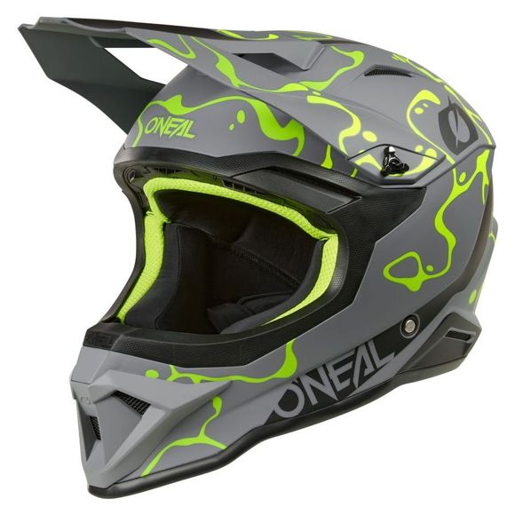 Cross O'Neal 1SRS helmet - Splash 2025 - Gray / YellowRef : OL2189