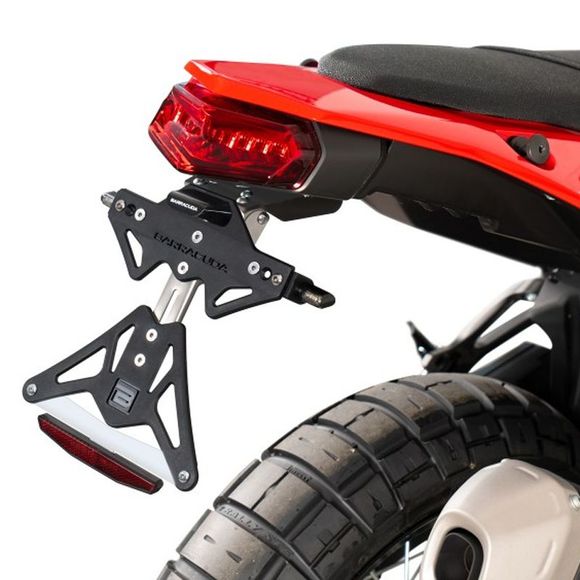 Barracuda Black Universal license plate holder - BlackRef: BAR0236 / YT7104