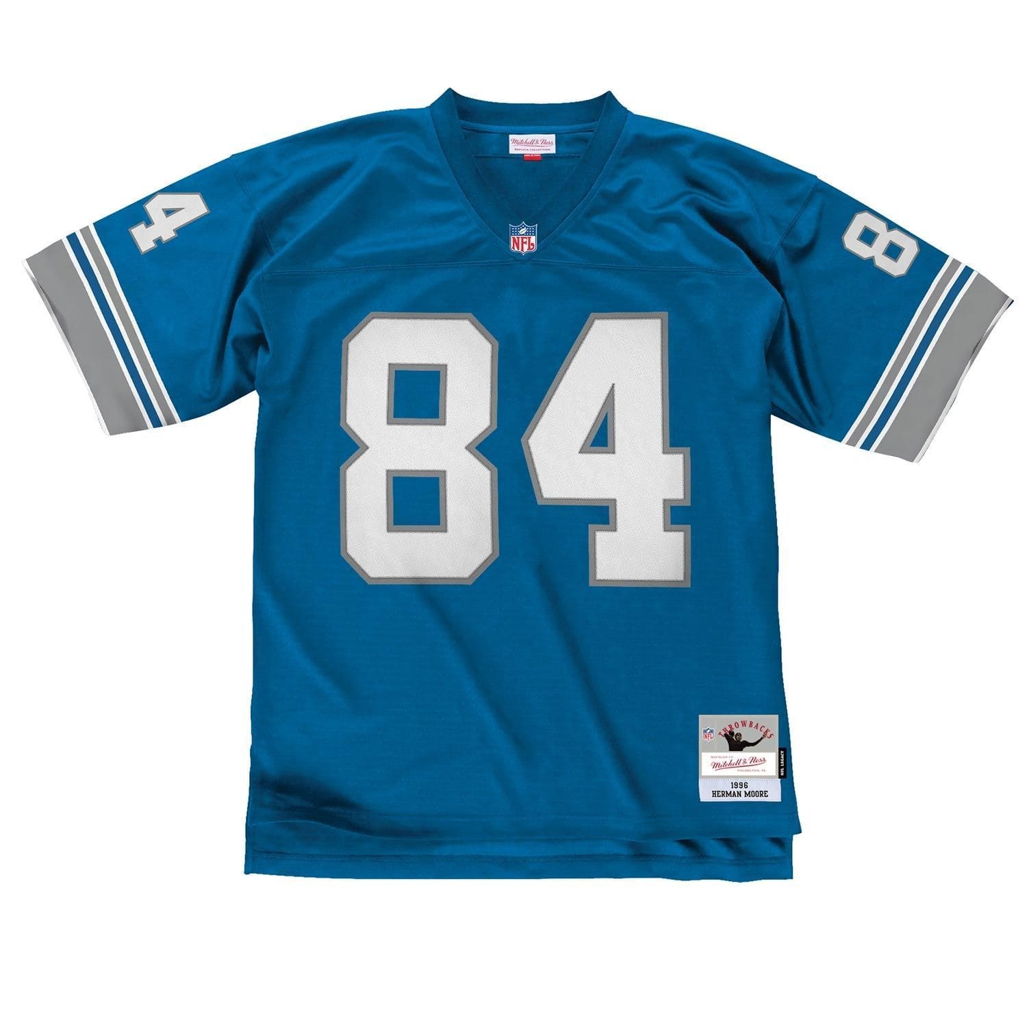 Herman Moore #84 Detroit Lions Mitchell & Ness Legacy Throwback NFL Jersey Blue
