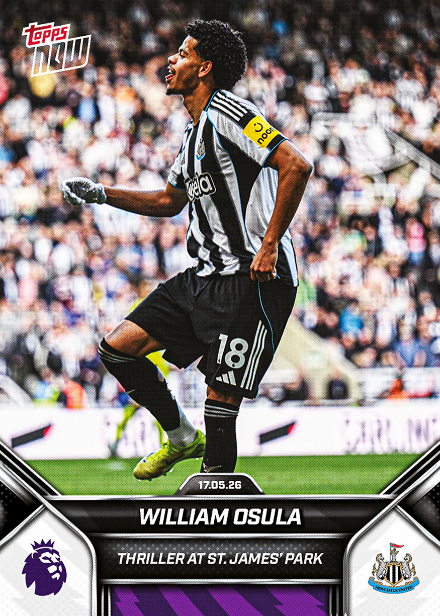 William Osula - 2025-26 Premier League Topps NOW® - Card 194