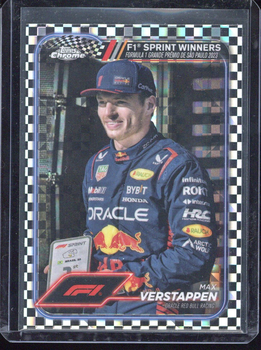 2024 Topps Chrome F1 Max Verstappen Sprint Winners