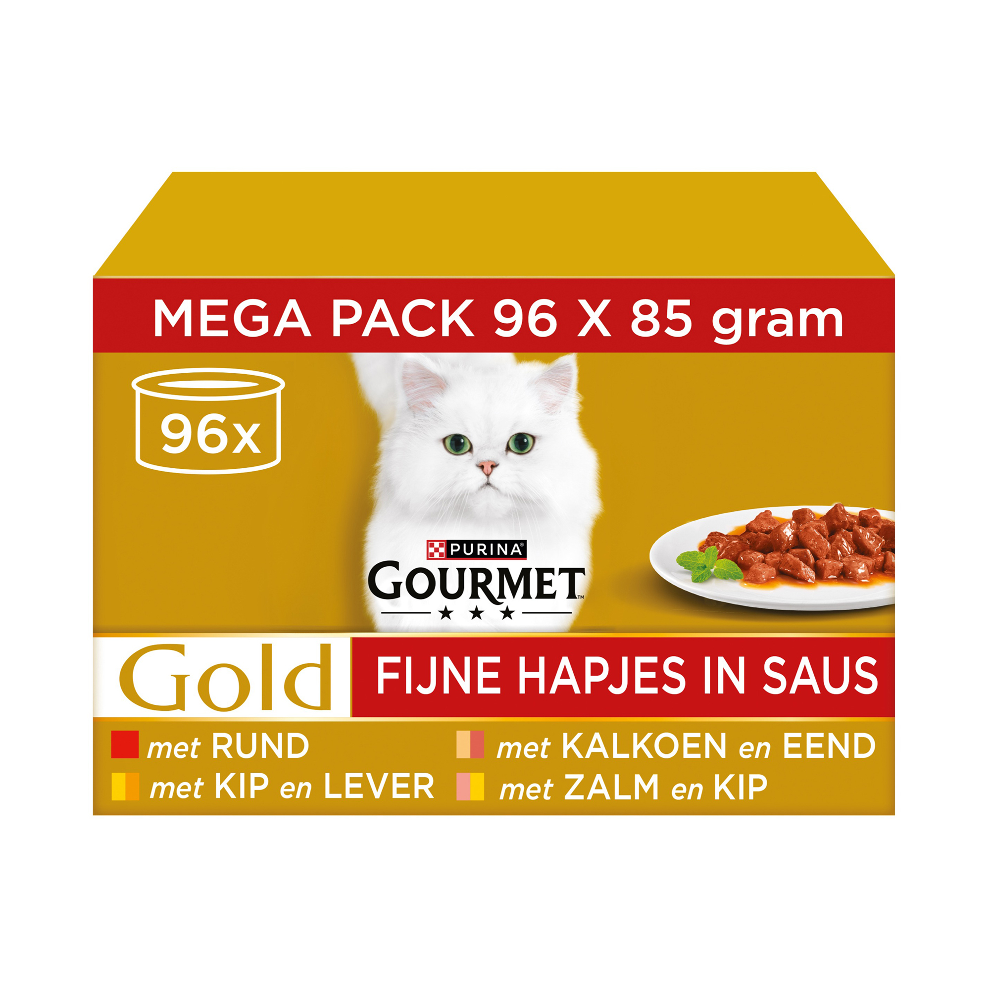 Purina Gourmet Gold - Fine Bites in Sauce - 96 x 85g