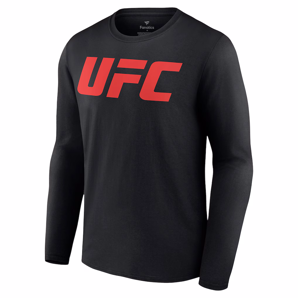 UFC Primary Logo Long Sleeve T-Shirt - Black - Mens