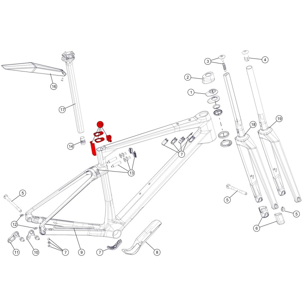 BMC Seatpost Clamp #25 for UnReStricted (as from 2020) - 302086
