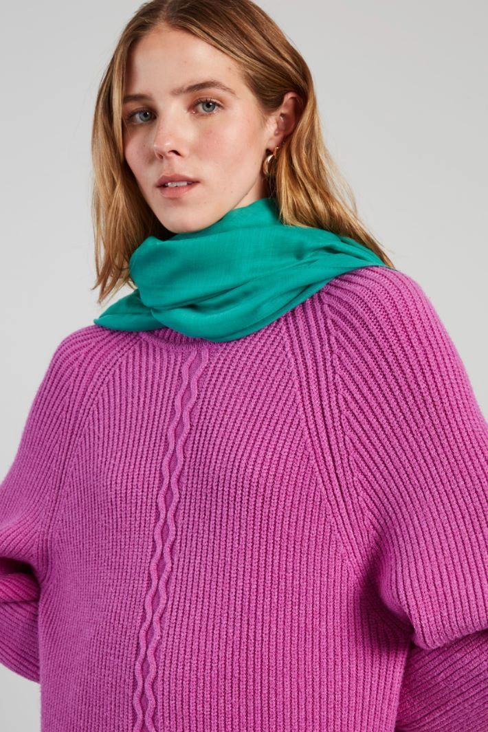 Voile scarf - EMERALD GREEN