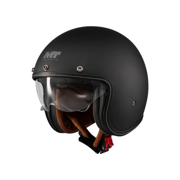 Jet helmet MT HELMETS LE MANS 2 SV S - PURE - BlackRef: MTH0204
