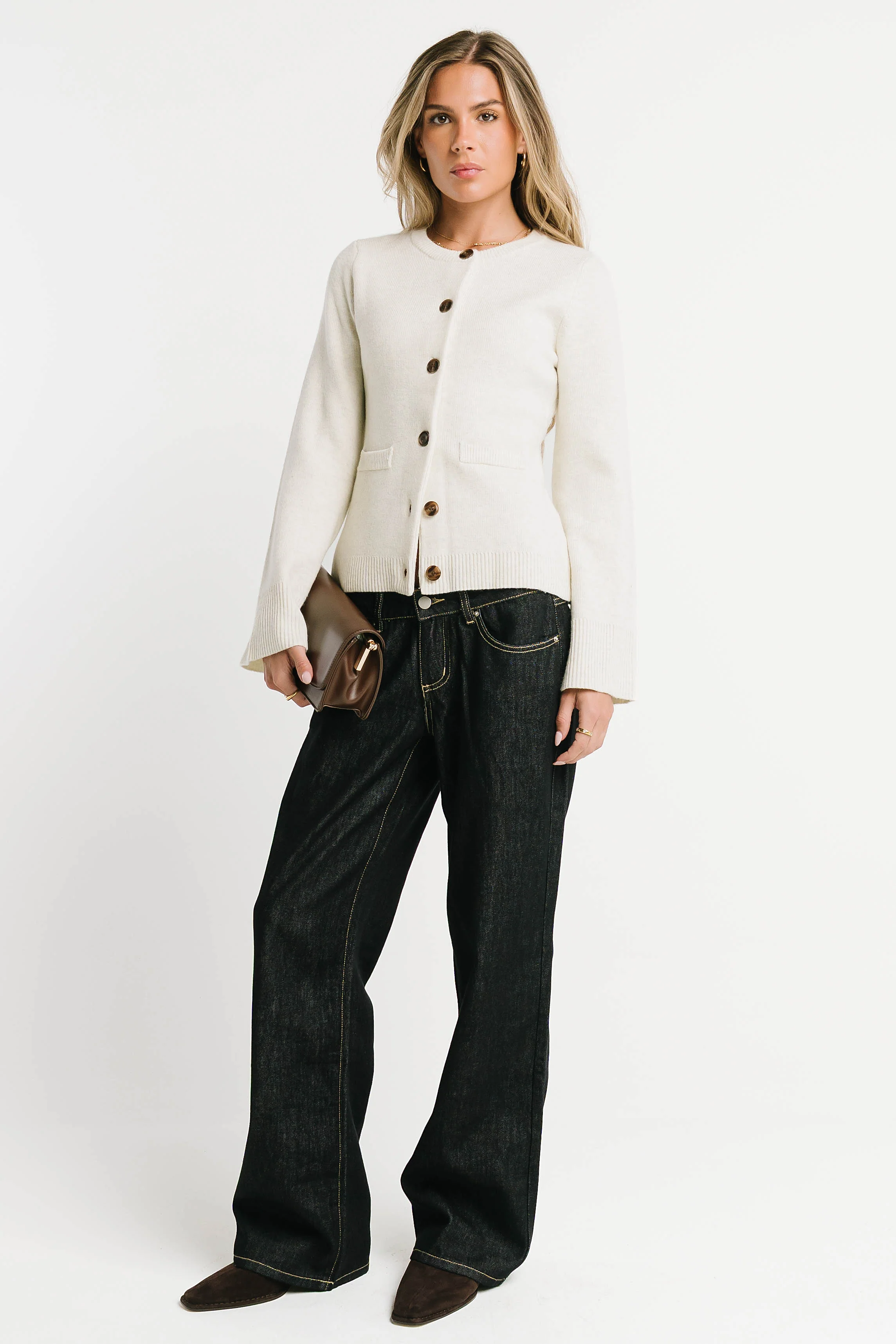 Elliana Button Down Cardigan