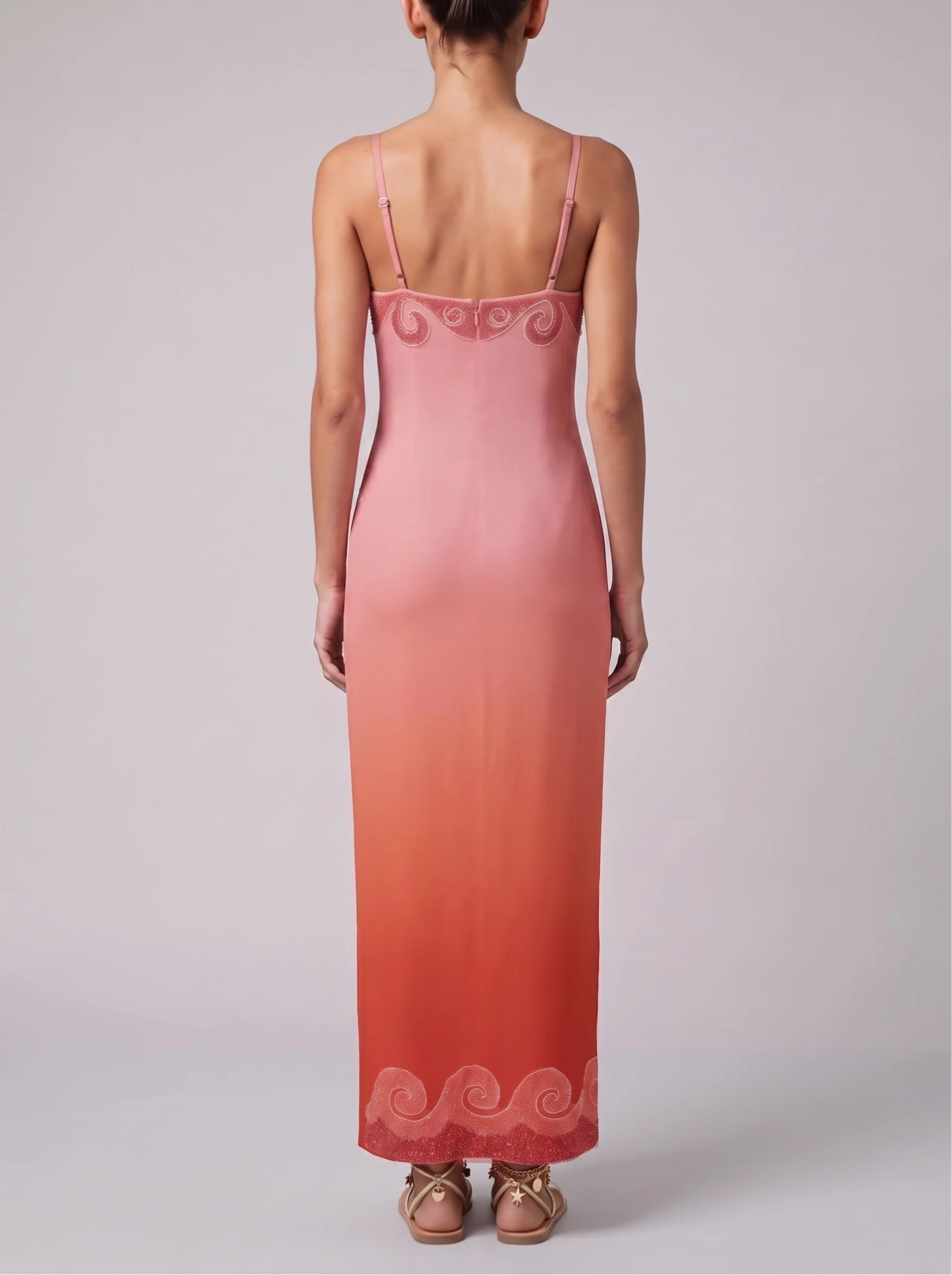 Coastal Glow Ombre Maxi Dress
