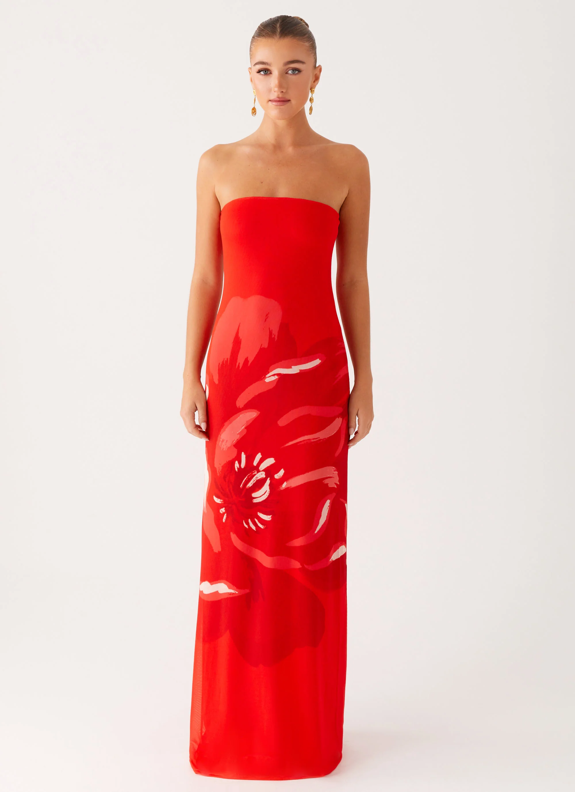 Fabian Maxi Dress - Red