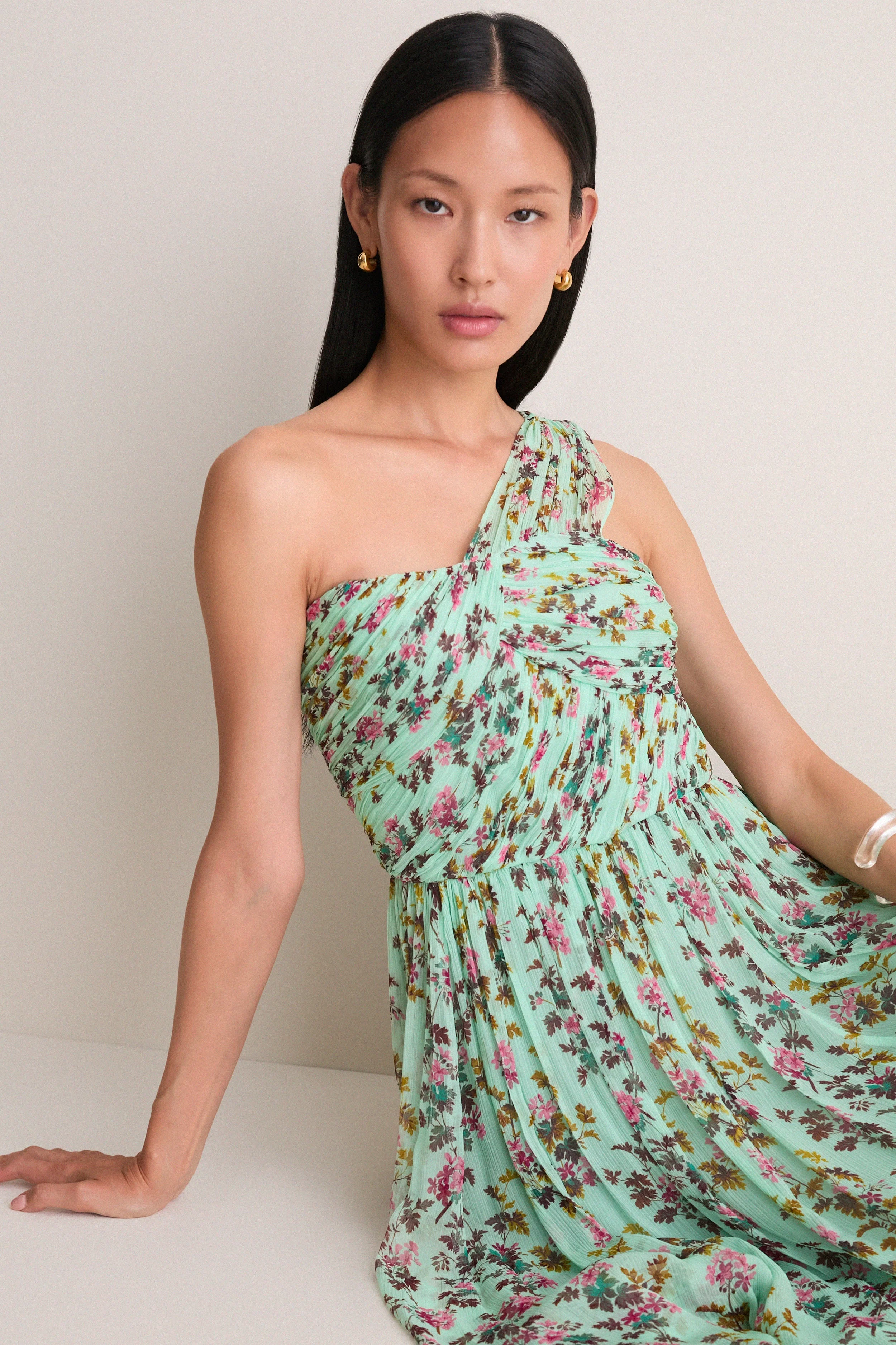 Opaline Aureline Silk Gown