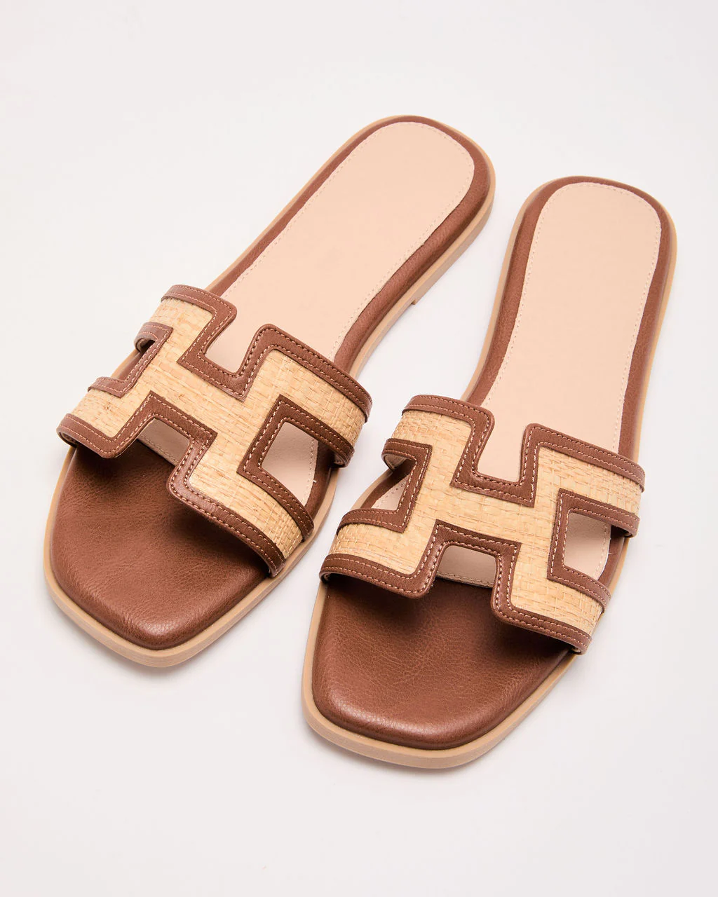 Florance Colorblock Flat Sandals