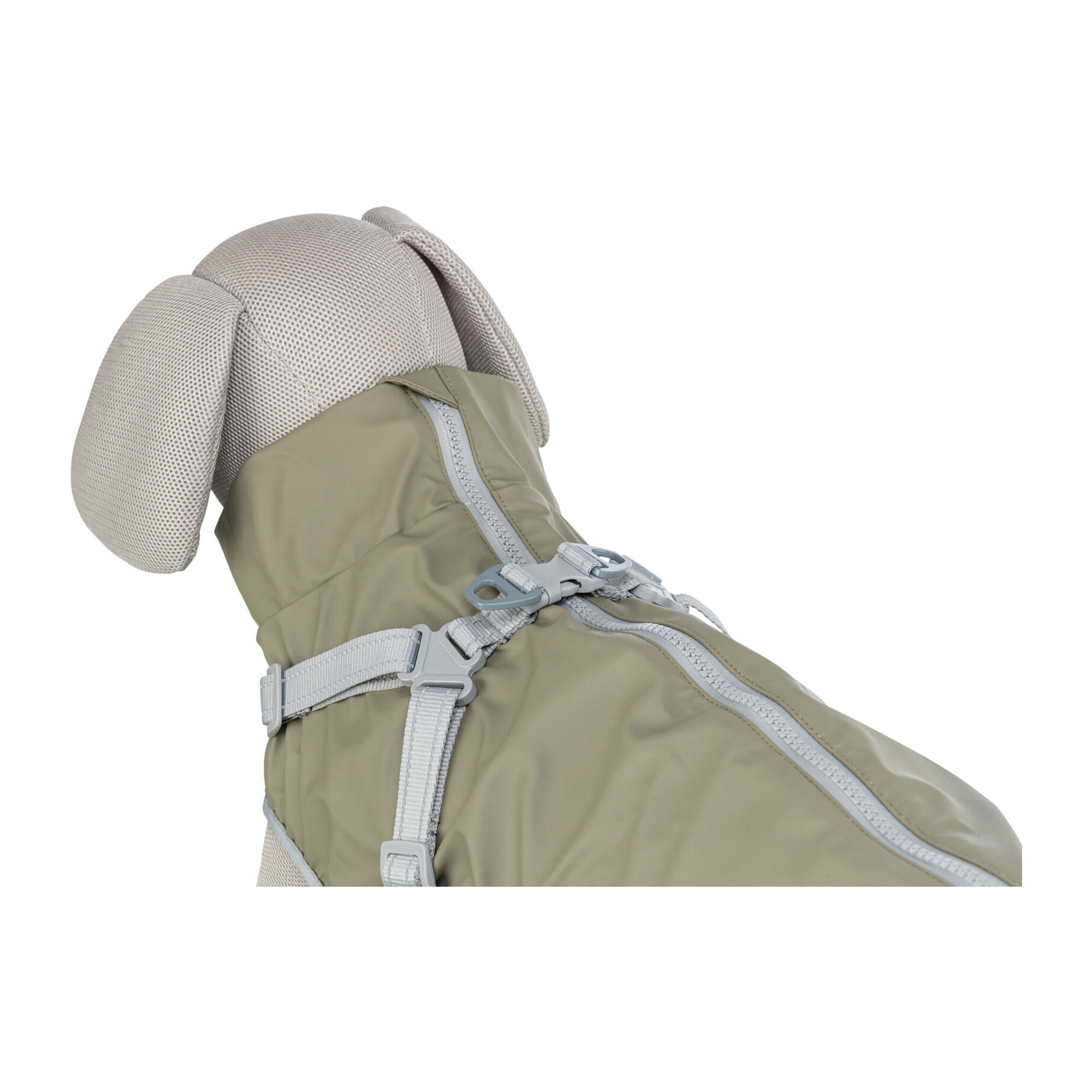 Trixie Pontis Rain Coat with Harness - Pink - XXS - 24 cm