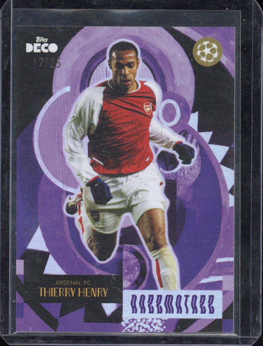 2024-25 Topps Deco Thierry Henry /25