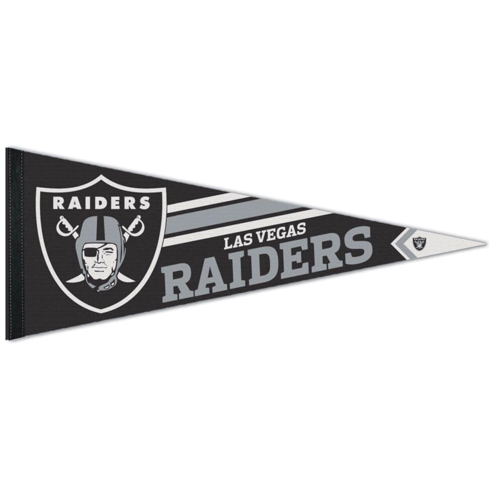 Las Vegas Raiders Big Logo WinCraft Premium NFL Pennant