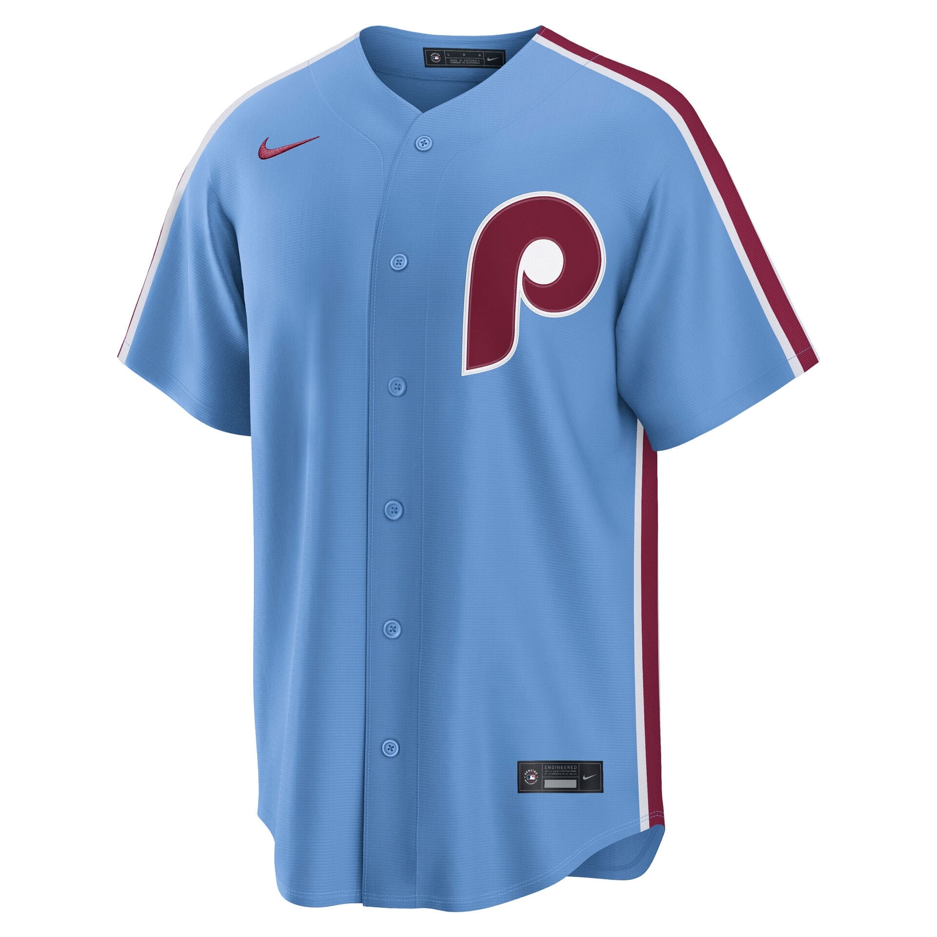 Philadelphia Phillies Replica MLB Throwback Alternate Jersey Blue