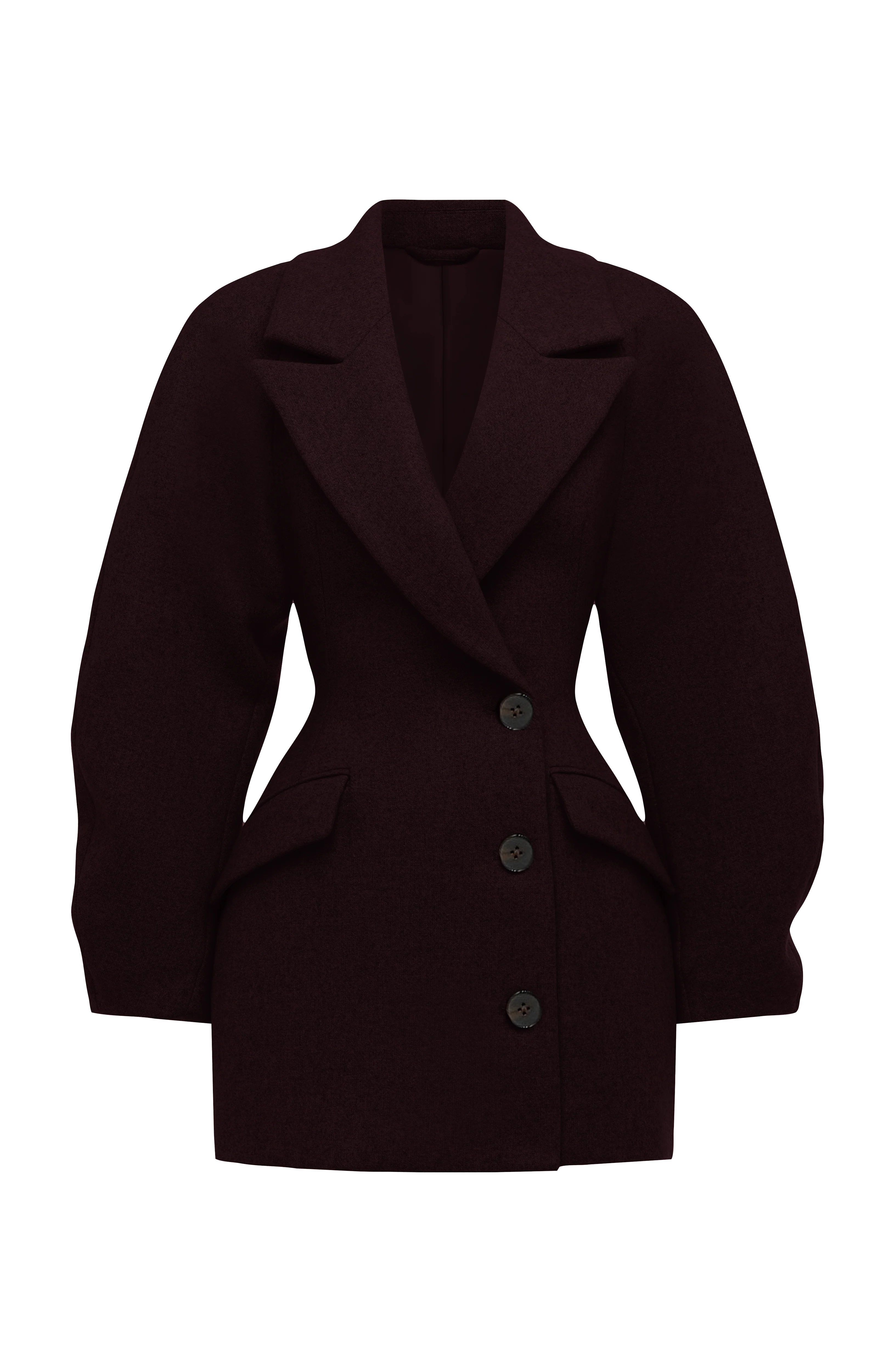 Dylan Blazer Dress - Plum