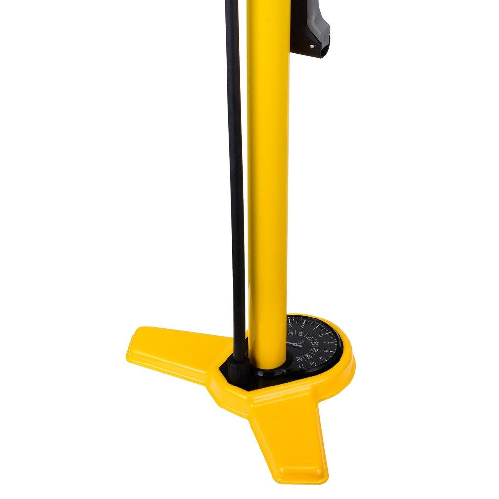 BBB Cycling AirSteel BFP-27 Floor Pump - yellow
