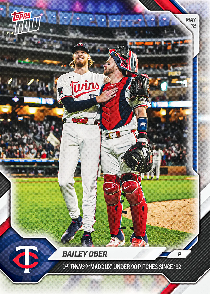 Bailey Ober - 2026 MLB Topps NOW® - Card 194 - PR: 737