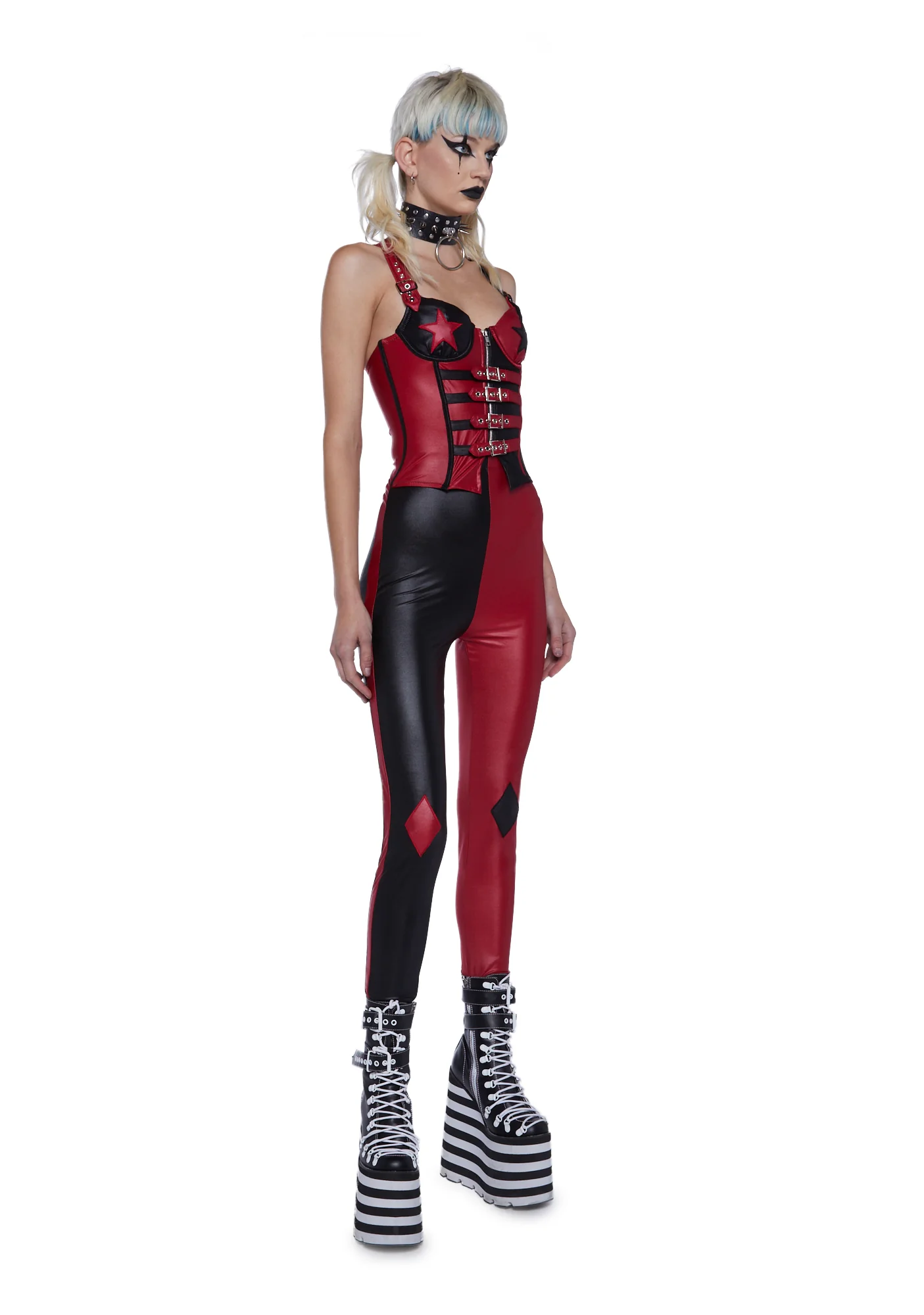 Eerie Harlequin Costume